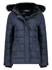 Canadian Peak Kurtka pikowana w kolorze granatowym rozmiar: M. Niebieskie kurtki Canadian Peak, m, bez wzorów, bez kaptura. Za 361,02 zł.