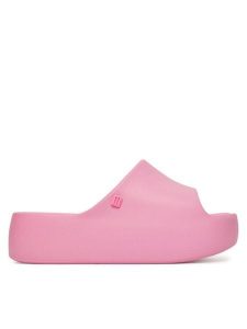 Melissa Klapki Free Platform Slide Ad 35859 Różowy. Czerwone klapki Melissa, bez wzorów, z tworzywa sztucznego, bez obcasa. Za 259,99 zł.