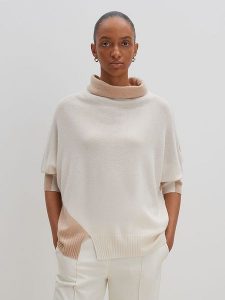 Someday Golf "Temily" w kolorze kremowo-beżowym rozmiar: M. Brązowe golfy someday., bez wzorów, z wełny. Za 304,99 zł.