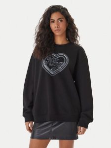 HUGO Bluza Classic 50560782 Czarny Relaxed Fit. Czarne bluzy Hugo, s, bez wzorów, z bawełny, bez kaptura. Za 327,99 zł.