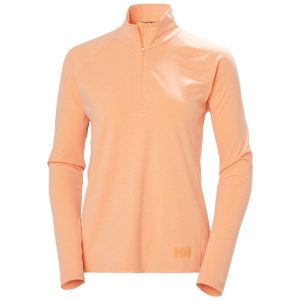 Bluza damska z zamkiem 1/2 Helly Hansen Tyri. Brązowe bluzy Helly Hansen, bez wzorów, bez kaptura. Za 355,00 zł.