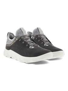 Ecco Sneakersy w kolorze szarym rozmiar: 38. Czarne trampki ecco, bez wzorów, z gore-texu, bez zapięcia. Za 236,05 zł.