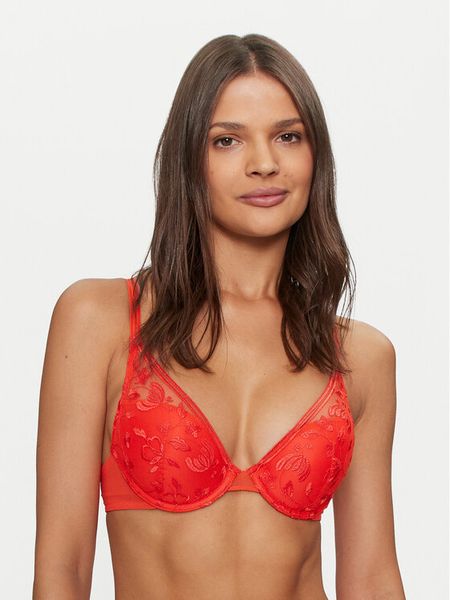 Chantelle Biustonosz push-up Philter C22CNR Pomarańczowy. Brązowe biustonosze Chantelle, bez wzorów, z syntetyku. Za 179,99 zł.
