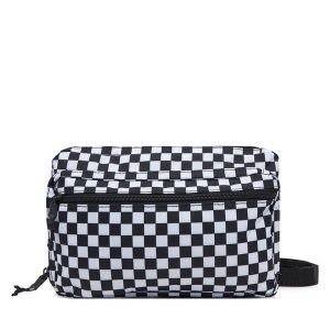 Torebka Vans. Czarne listonoszki Vans, bez wzorów, bez dodatków. Za 149,99 zł.