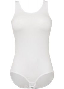 Body bez fiszbinów, z bawełną. Białe body i gorsety bonprix, bez wzorów, z bawełny. Za 67,99 zł.