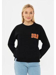 Derbe Bluza w kolorze czarnym rozmiar: M. Czarne bluzy Derbe, m, bez wzorów, z bawełny, bez kaptura. Za 153,71 zł.