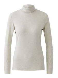 Oui Golf w kolorze beżowym rozmiar: 38. Brązowe golfy Oui, bez wzorów. Za 165,99 zł.