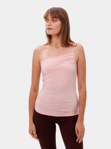 Les Lunes Top "Novaa" w kolorze jasnoróżowym rozmiar: XL. Różowe topy Les Lunes, xl, bez wzorów, bez kołnierzyka, bez ramiączek. Za 82,99 zł.