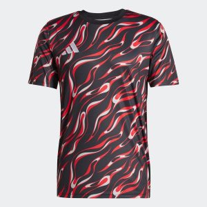 Koszulka piłkarska ADIDAS treningowa. Czarne bluzki ADIDAS, m, bez wzorów, sportowe, bez kołnierzyka, bez ramiączek. W wyprzedaży za 119,99 zł.