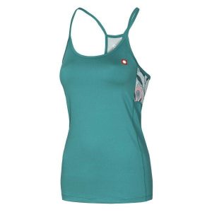 Damski tank top Ocun Artista green. Zielone topy Ocun, l, bez wzorów, bez kołnierzyka, bez ramiączek. Za 156,45 zł.
