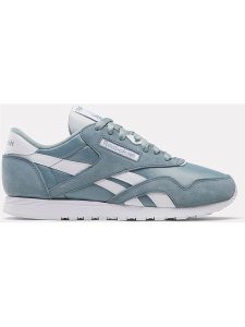 Reebok Skórzane sneakersy "Classuc Nylon" w kolorze zielonym rozmiar: 39. Zielone trampki Reebok, bez wzorów, z materiału, bez zapięcia. Za 289,88 zł.