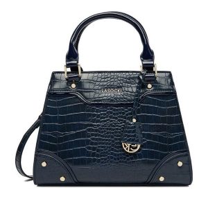 Torebka Lasocki. Niebieskie torebki klasyczne Lasocki, bez wzorów, bez dodatków. Za 179,99 zł.