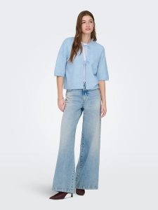 ONLY Kardigan "Simoni" w kolorze błękitnym rozmiar: S. Niebieskie swetry oversize ONLY, s, bez wzorów, bez ramiączek. Za 82,99 zł.