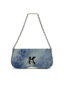 Karl Lagerfeld Jeans Torebka A3W30219 Granatowy. Niebieskie torebki klasyczne Karl Lagerfeld Jeans, bez wzorów, z bawełny, bez dodatków. Za 549,99 zł.