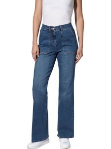 WITT WEIDEN Dżinsy - Regular fit - w kolorze niebieskim rozmiar: 46. Niebieskie jeansy WITT WEIDEN, bez wzorów, z podwyższonym stanem. Za 82,99 zł.