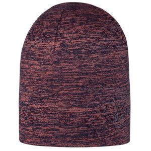 Czapka do biegania unisex Buff DryFlx Beanie Cinnamon bezszwowa, ultralekka. Czarne czapki Buff, bez wzorów, sportowe. Za 114,70 zł.