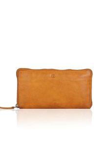 Bellicci Skórzany portfel "Chalice" w kolorze jasnobrązowym - 19 x 10 x 3 cm rozmiar: onesize. Brązowe portfele Bellicci, bez wzorów, z materiału. Za 179,22 zł.