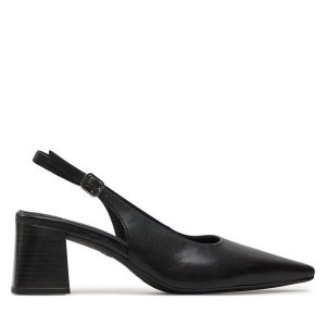 Sandały Vagabond Shoemakers. Czarne sandały Vagabond Shoemakers, bez wzorów, bez obcasa, na słupku, bez zapięcia. Za 469,99 zł.