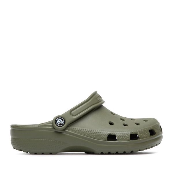 Klapki Crocs. Zielone klapki Crocs, bez wzorów, bez obcasa. Za 239,99 zł.