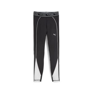 Damskie legginsy 7/8 Puma Fit. Czarne legginsy Puma, bez wzorów, z materiału. Za 313,00 zł.