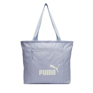 Torebka Puma. Fioletowe shopper bag Puma, bez wzorów, bez dodatków. Za 129,99 zł.