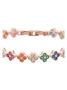 U.S. Polo Assn. Pozłacana bransoletka z kryształami rozmiar: onesize. Czerwone bransoletki U.S. Polo Assn., z kryształem, metalowe. Za 104,99 zł.