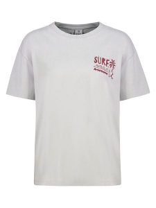 Eight2Nine Koszulka w kolorze kremowym rozmiar: XS. Brązowe bluzki Eight2Nine, xs, bez wzorów, z bawełny, bez kołnierzyka, bez ramiączek. Za 43,99 zł.