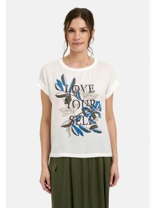 Milano Italy Koszulka w kolorze białym rozmiar: XL. Białe bluzki Milano Italy, xl, bez wzorów, bez kołnierzyka, bez ramiączek. Za 113,99 zł.