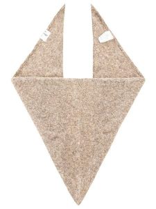 Zwillingsherz Chusta trójkątna "Uni " w kolorze szarobrązowym - 100 x 36 cm rozmiar: onesize. Brązowe apaszki i chusty Zwillingsherz, bez wzorów, z materiału. Za 82,95 zł.