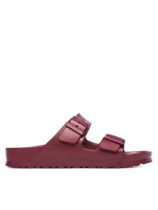 Birkenstock Klapki Arizona 1032862 Bordowy. Czerwone klapki Birkenstock, bez wzorów, z syntetyku, bez obcasa. Za 249,99 zł.