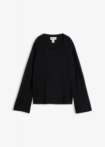 Cienki sweter. Zielone swetry klasyczne bonprix, bez kołnierzyka. Za 109,99 zł.