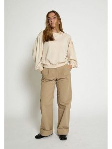 Peppercorn Bluza "Dicette" w kolorze kremowym rozmiar: L. Brązowe bluzy Peppercorn, l, bez wzorów, bez kaptura. Za 188,80 zł.