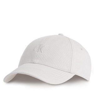 Czapka z daszkiem Calvin Klein. Białe czapki Calvin Klein, bez wzorów. Za 99,99 zł.