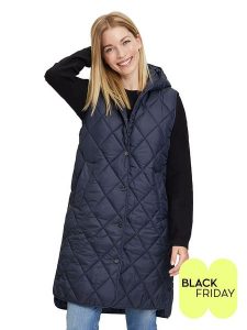 AMBER & JUNE Kamizelka pikowana w kolorze granatowym rozmiar: 44. Niebieskie kamizelki AMBER & JUNE, bez wzorów, bez kołnierzyka, bez ramiączek, bez kaptura. Za 208,99 zł.