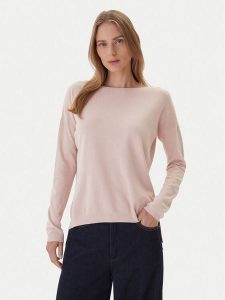 Kontatto Sweter 3M0800C Różowy Regular Fit. Czerwone swetry klasyczne Kontatto, m, z syntetyku, bez kołnierzyka. Za 259,99 zł.
