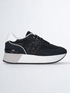 Liu Jo Sneakersy w kolorze czarno-białym rozmiar: 39. Białe trampki Liu Jo, bez wzorów, z materiału, bez zapięcia. Za 334,60 zł.