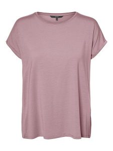 Vero Moda Koszulka "Vmava" w kolorze jasnoróżowym rozmiar: XL. Różowe bluzki Vero Moda, xl, bez wzorów, bez kołnierzyka, bez ramiączek. Za 43,88 zł.