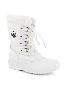 Kimberfeel Kozaki zimowe "Kenza" w kolorze białym rozmiar: 40. Białe kozaki Kimberfeel, na zimę, bez wzorów, z materiału, bez obcasa, bez zapięcia. Za 231,13 zł.