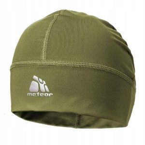 Lekka Czapka Z Logo Dla Dorosłych Unisex. Szare czapki Meteor, bez wzorów. Za 61,99 zł.