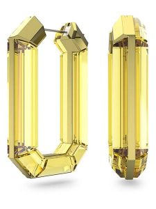 Swarovski Kolczyki-kreole z kryształami rozmiar: onesize. Żółte kolczyki Swarovski, z kryształem, metalowe. Za 338,57 zł.