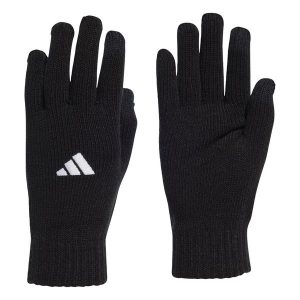 Tiro League Gloves. Białe rękawiczki ADIDAS, bez wzorów, z dzianiny. Za 89,95 zł.