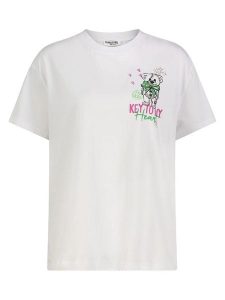 Sublevel Koszulka w kolorze białym rozmiar: XS. Białe bluzki Sublevel, xs, bez wzorów, bez kołnierzyka, bez ramiączek. Za 43,99 zł.