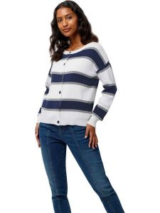 Heine Kardigan w kolorze białym rozmiar: 42. Białe kardigany Heine, z bawełny. Za 65,38 zł.