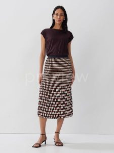 Someday Spódnica w kolorze czarno-biało-czerwonym rozmiar: 42. Czarne spódnice someday., na co dzień, bez wzorów, midi. Za 188,45 zł.