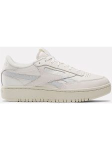 Reebok Skórzane sneakersy "Club C Double Revenge" w kolorze białym rozmiar: 41. Białe trampki Reebok, bez wzorów, z materiału, bez zapięcia. Za 320,63 zł.