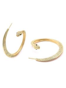 MOODE Kolczyki-półkreole "Zina" rozmiar: onesize. Żółte kolczyki MOODE, ze stali. Za 52,99 zł.