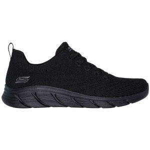 Adidasy Skechers Bobs Bflex Lo-gracef, Kobiety. Czarne buty sportowe Skechers, bez wzorów, bez zapięcia. Za 390,00 zł.
