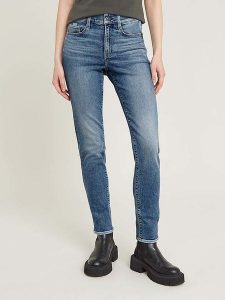G-Star Dżinsy "Ace 2.0" - Slim fit - w kolorze błękitnym rozmiar: W25/L32. Niebieskie jeansy G-Star, z aplikacjami, z bawełny. Za 144,92 zł.