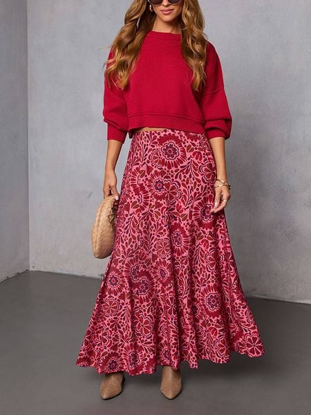 Milan Kiss Spódnica w kolorze różowym rozmiar: M. Różowe spódnice Milan Kiss, na co dzień, m, bez wzorów, maxi. Za 210,81 zł.