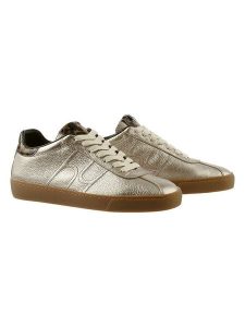 Högl Skórzane sneakersy "Hailey" w kolorze złotym rozmiar: 38. Żółte trampki HÖGL, bez wzorów, bez zapięcia. Za 354,69 zł.